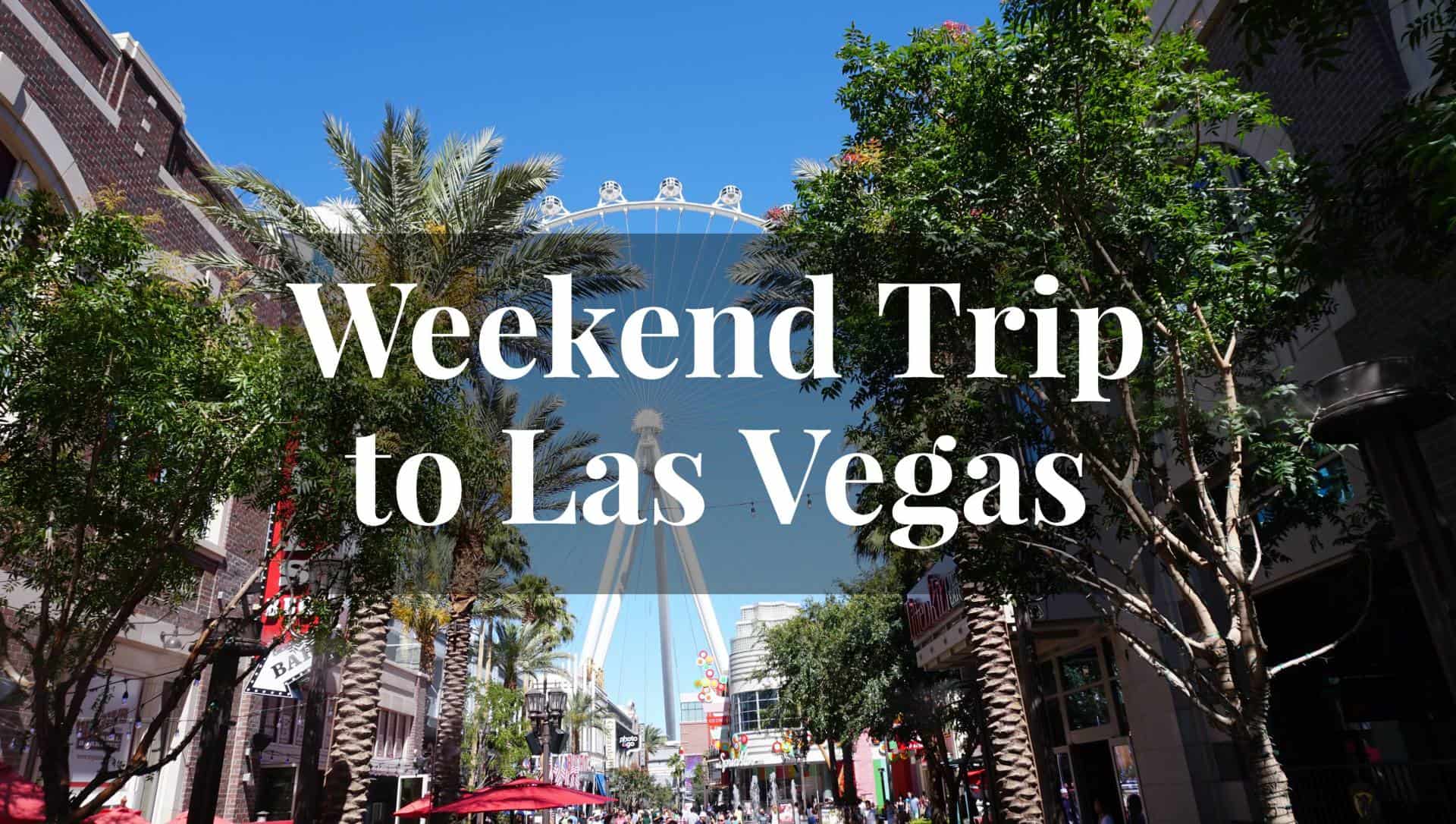 Vegas Weekend Vlog