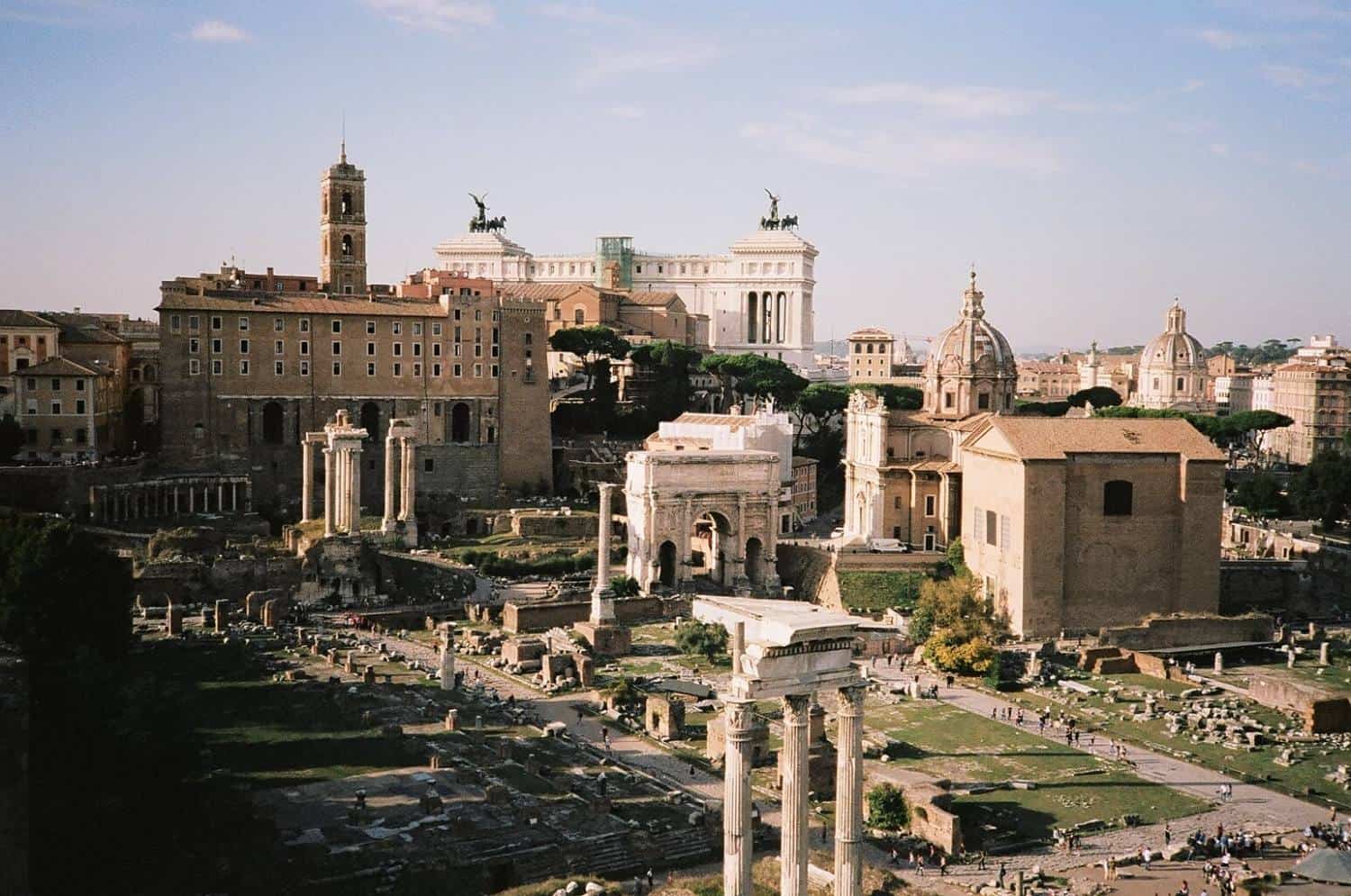 The Roman Forum on Film